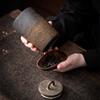 Современная позолоченная керамическая банка для чая, кухонная герметичная влагостойкая бутылка для хранения, банка для хранения кофейных зерен, декорация для дома
