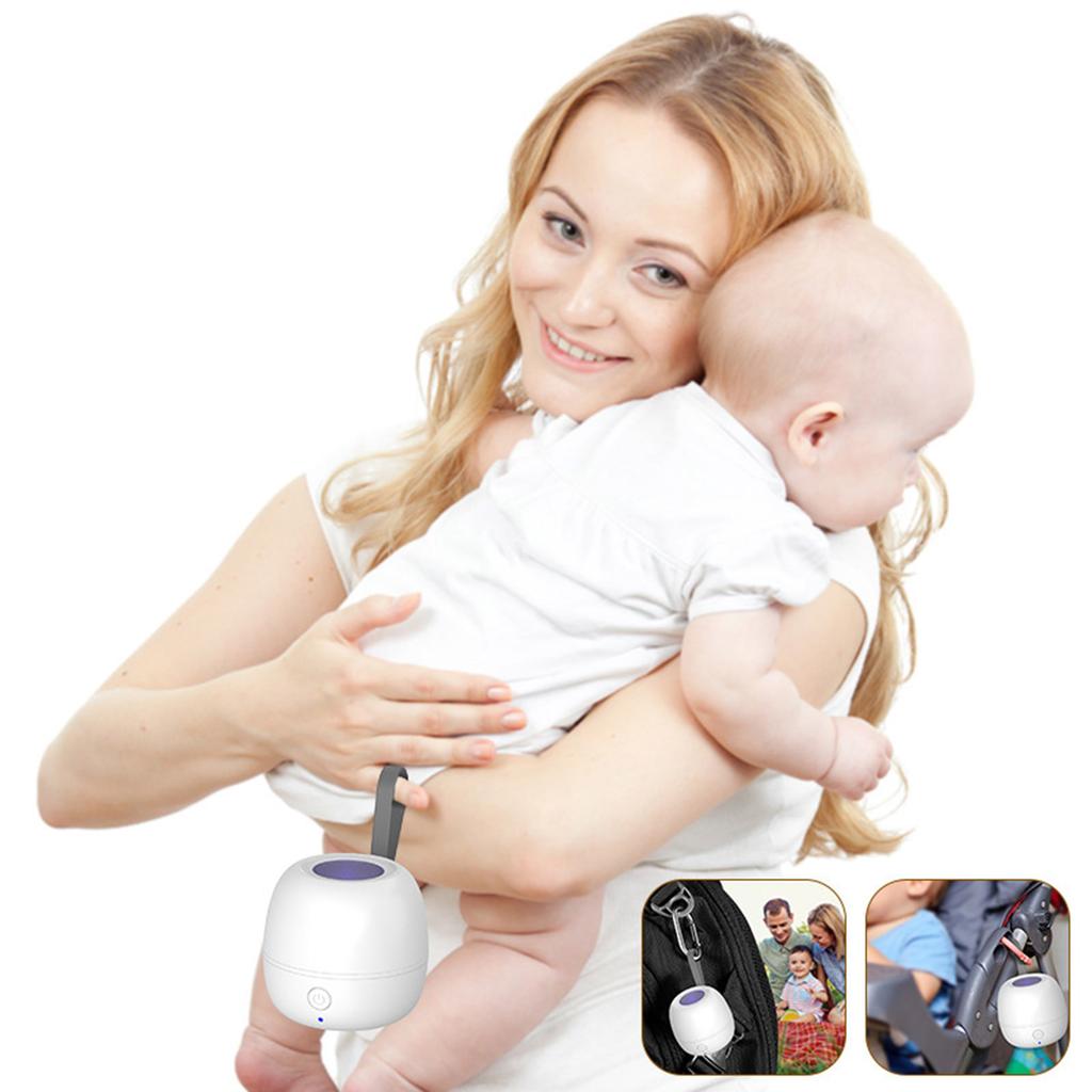 Compact Baby Pacifier Sterilizer Travel UV Light Technology High Sterilization Type C Rechargeable for Nail Trimmers