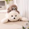 New Sloth Plush Monkey and Puppy Sleep Companion Pillow Toy Gift