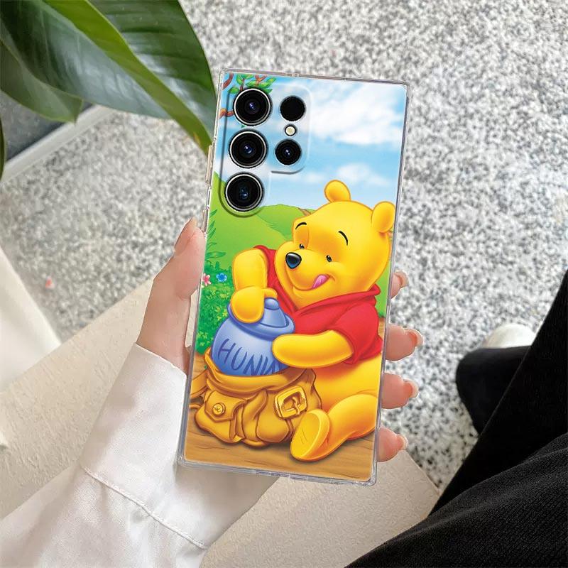 Винни-Пух Тигра Иа-Иа Пятачок Природа Прозрачный Чехол Для Samsung Galaxy S26 S25 Ultra S24 S22 S26 Plus S20 S23 S21 FE Чехол