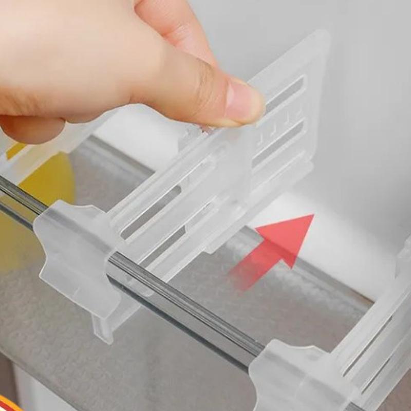 Эффективный Органайзер для Холодильника Кухонная Полка Разделители для Хранения Яиц Бутылок и Других Предметов Органайзер Кухонный Холодильник