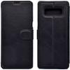 Samsung Note 8 Case - Premium Leather - Flip Cover - Shockproof Protection - Black - Unisex