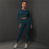 Nessaj бесшовный фитнес-костюм женский комплект для йоги с высокой талией спортивный костюм для спортзала леггинсы для занятий спортом спортивная одежда