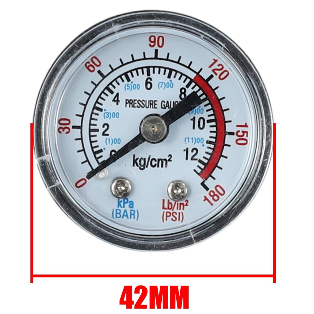 Case Air Compressor Hydraulic Fluid Pressure Gauge