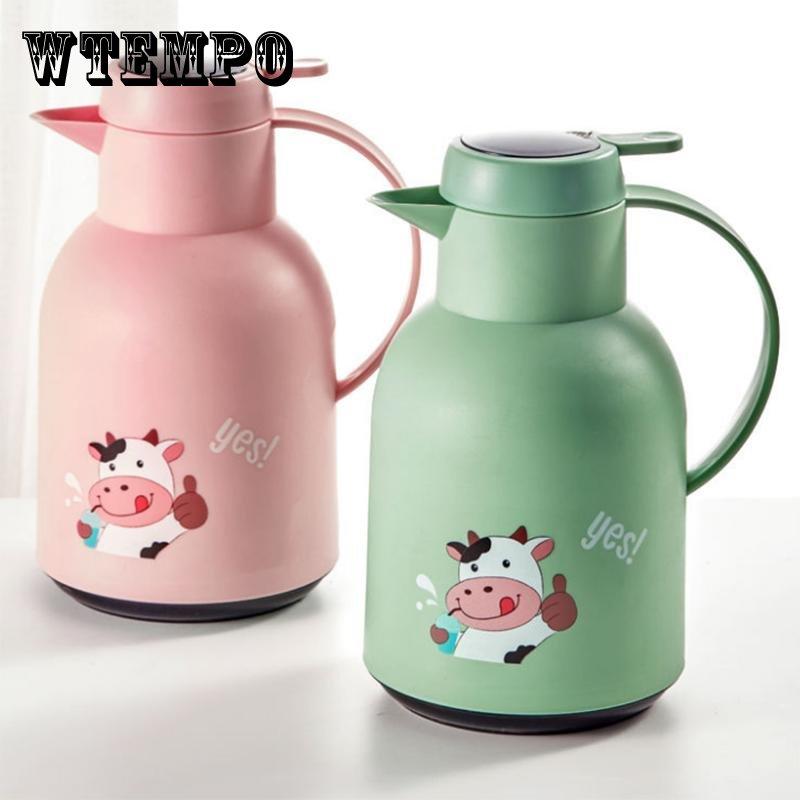 Insulation Pot Home Office Large-capacity Vacuum Thermos Portable Glass Liner Insulation Kettle Water Bottle