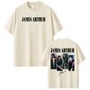 James Arthur 2026 Pisces World Tour Graphic TShirt Unisex Hip Hop Goth Punk Style 100 Cotton Cool Crew Neck Short Sleeve Loose