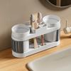 Bathroom Toothbrush Toothpaste Shelf Simple Advanced All-in-one Toothbrush Mouthwash Cup Bathroom Wash Set Cup Holder