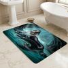 Mermaid Cave Living Room Nonslip Area Rug Soft Carpet For Bedroom Game Playroom Sofa Office Home Decor Doormat Christmas Gift