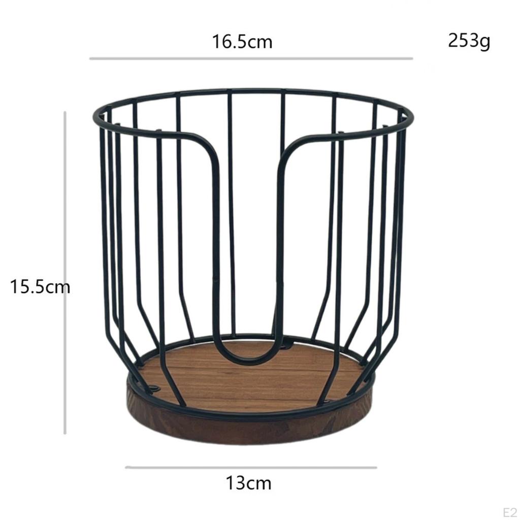 Держатель для кофе Диспенсер Металлическая проволочная корзина для хранения Контейнер для столешницы Офисный дом