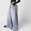 Women's Casual Wash Street American Wide Leg Casual Jeans Casual Pants Pants