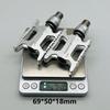 2 size ultralight 158g bicycle pedal for Brompton bike black/silver color aluminum + titanium axis 1pair