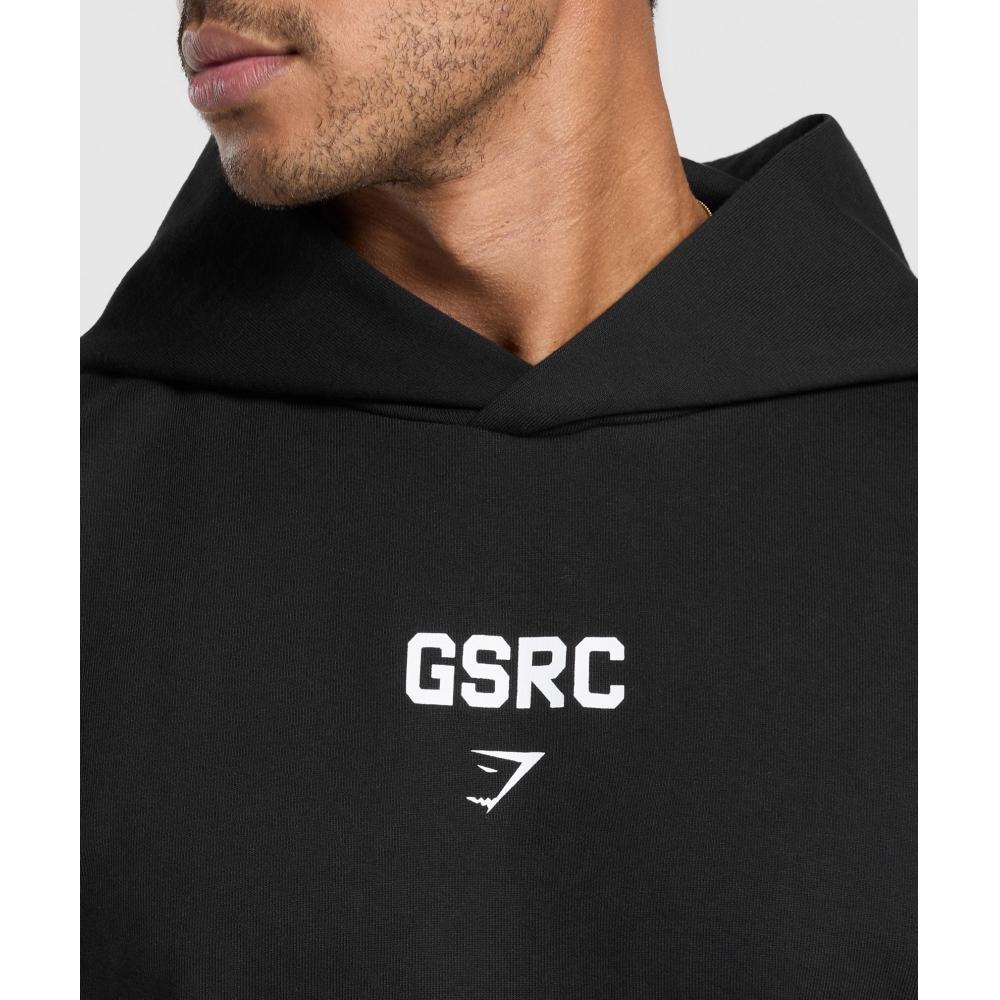 Gymshark Толстовка Gsrc с капюшоном черная A2b8t Bb2j