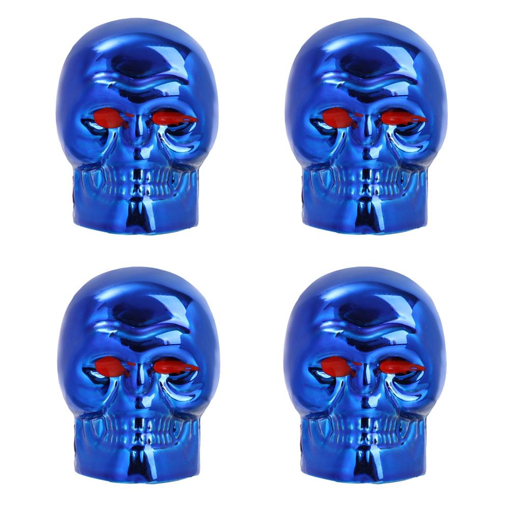 Крышка клапана автомобиля в виде черепа, колеса мотоцикла, шины, антикоррозийный медный сердечник, декоративная крышка штока клапана Шредера