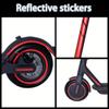 1 Set Reflective Sticker Wheel Decals Reflective Tire Applique Tape for XIAOMI M365 Pro 1S Night Safety Warning Cover