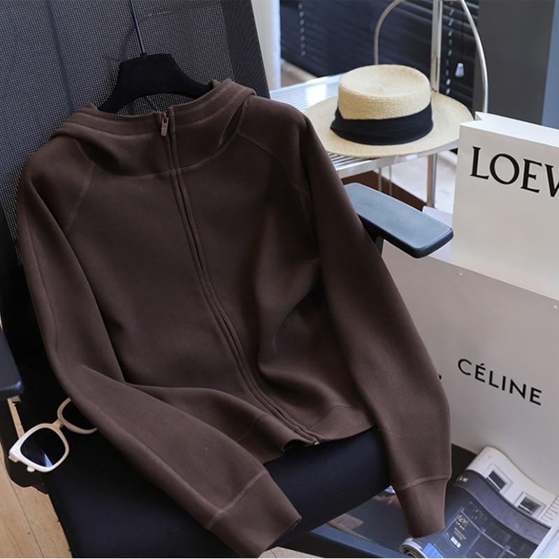 Худи на молнии для миниатюрных женщин: Спортивная весенняя куртка 2025