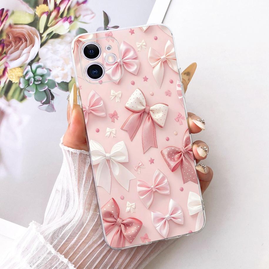 Transparent Case For iPhone 11 Cover New Fashion Flower Butterfly Soft Silicone Slim Bumper For iPhone 11 Pro Max iPhone11 Shell