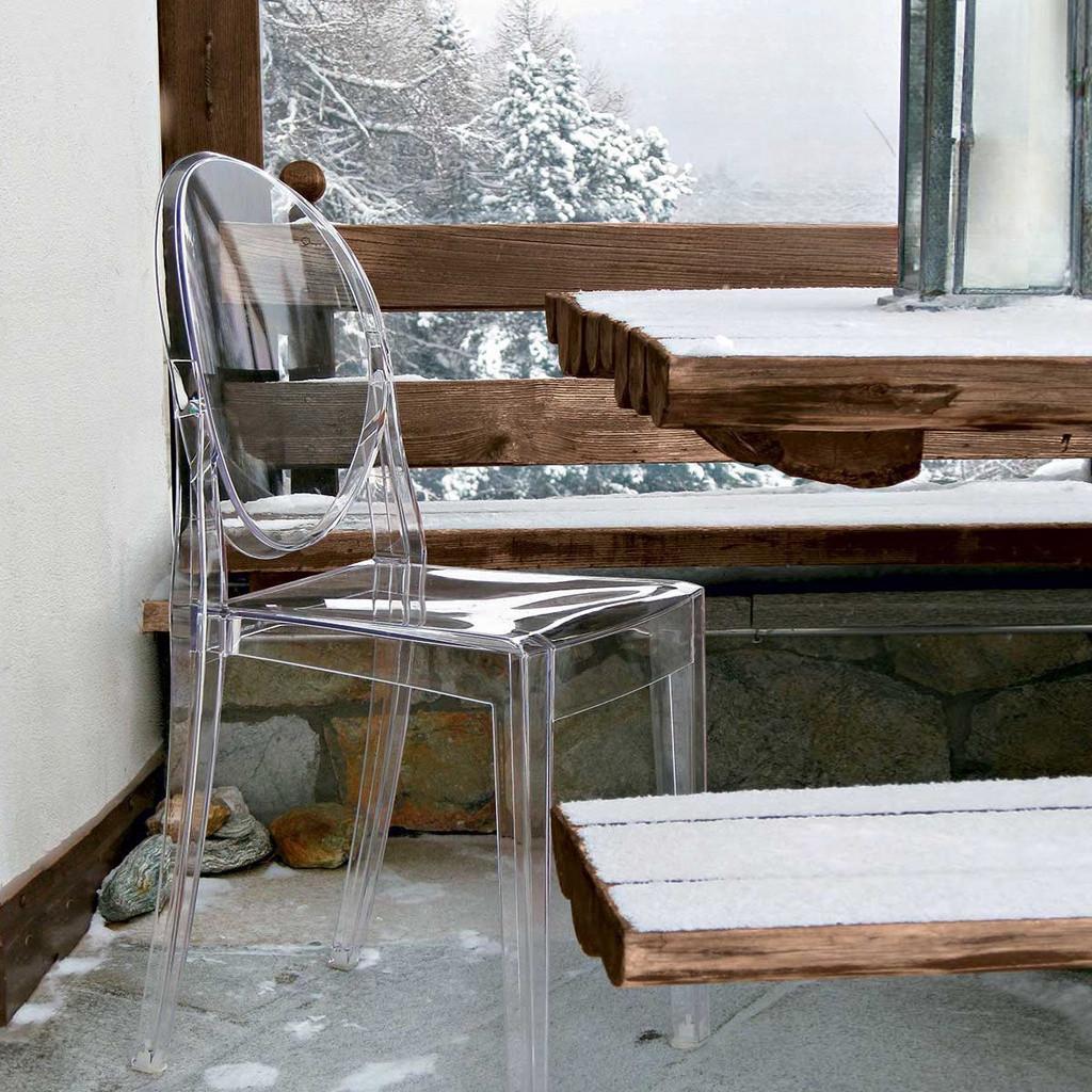 Прозрачный стул-призрак дьявола Ins Северная Европа Пластиковый кристальный стул для макияжа Современный лаконичный Оригинальность Обеденный стул