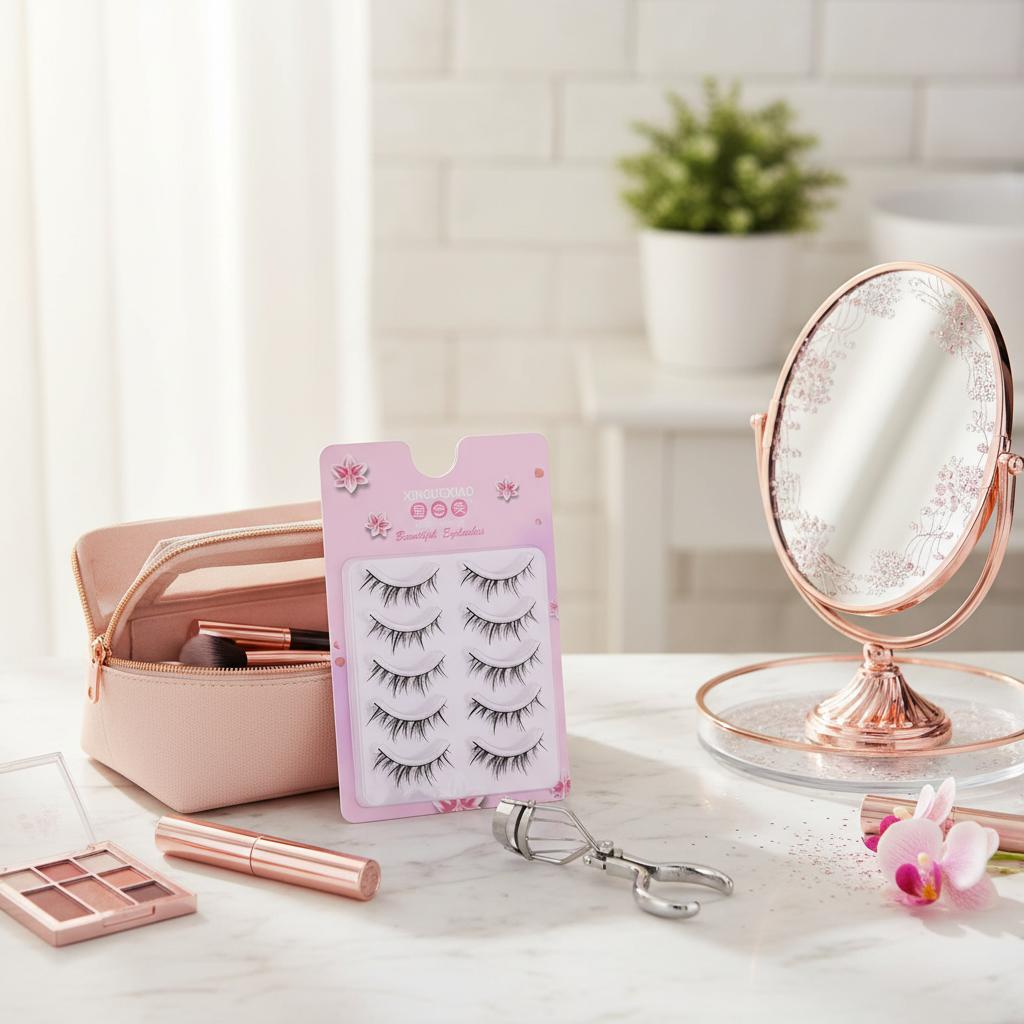 5 Pairs Natural False Eyelashes Individual Style Soft Comfortable Lightweight For Daily And Special Occasions