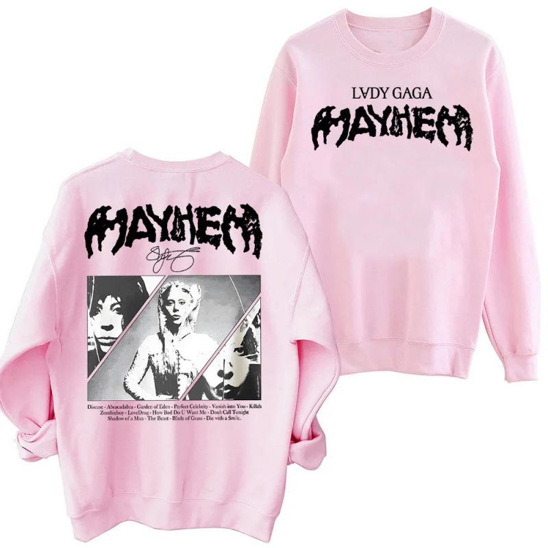 Толстовка Lady Gaga Mayhem Оверсайз Харадзюку