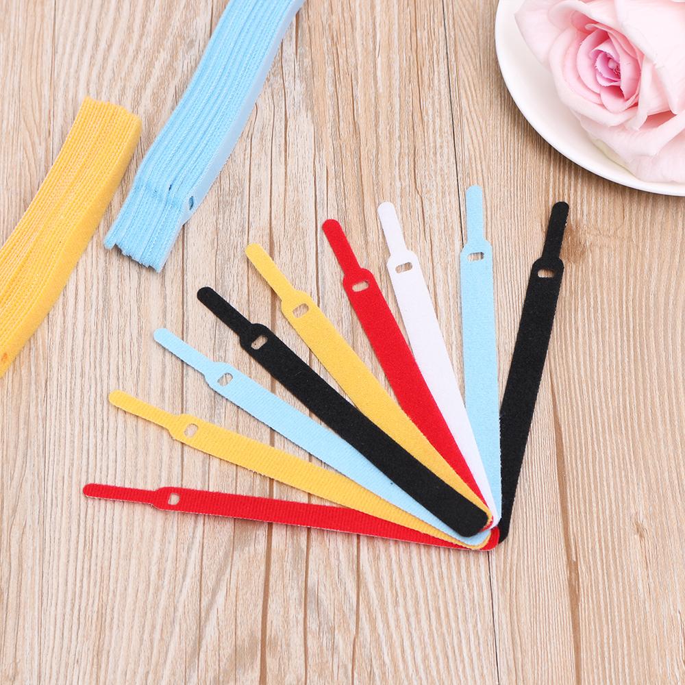 20pcs Convenient Reusable Fastening Ties Management Wire Protector Nylon Cable Organizer