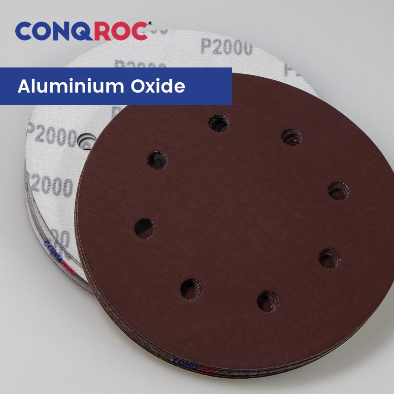 25 Pieces 180mm (7-Inch) 8-Hole Sanding Discs Aluminium Oxide Dry Sanding Papers Hook and Loop Grit 40~2000