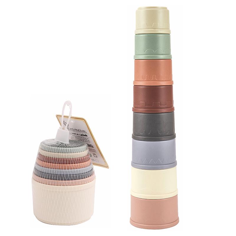 Набор цельных забавных стаканчиков: Игрушки для развития познавательных способностей и купания младенцев и малышей