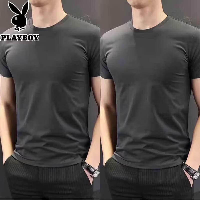 Playboy Men's 2-Pack Slim Fit Short Sleeve T-Shirts