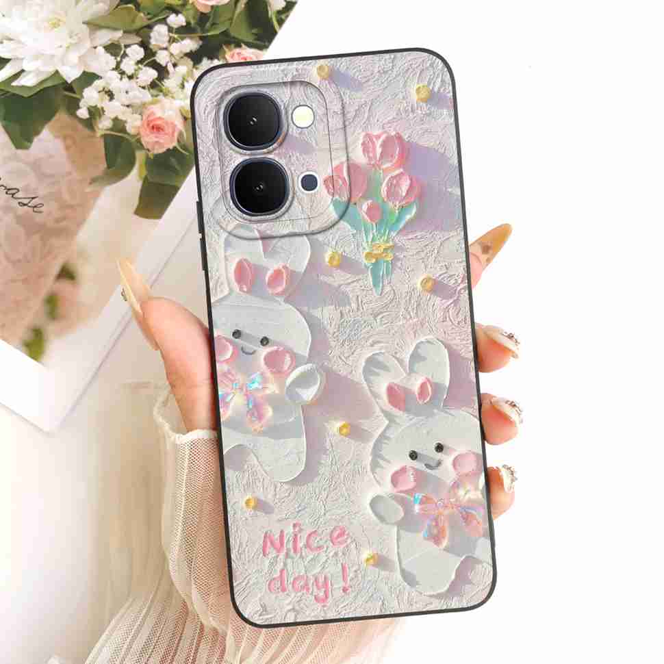 Чехол для vivo Y31d 4G V2543 Модный Мультяшный Рисунок Силиконовый Полная Защита Задняя Крышка Для Vivo Y 31d Y31D 4G Бампер Оболочка