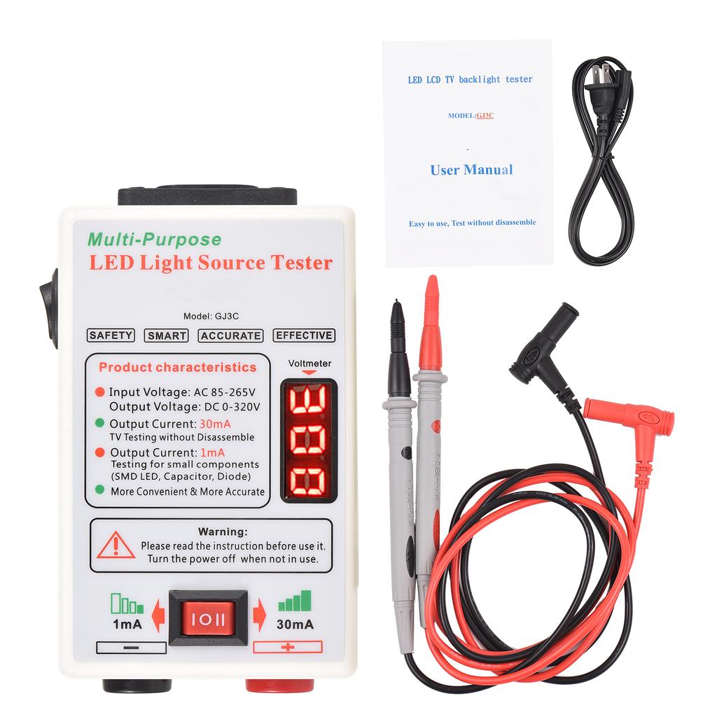 Voltage Test 1mA/30mA Convertible LED Backlight Tester Screen LED LCD TV Back Light Tester Meter