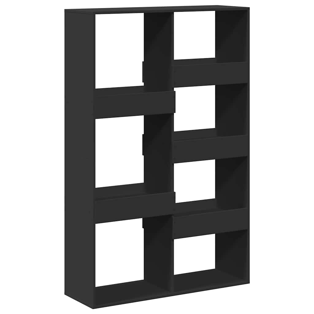 Room Divider Black 100 x 33 x 155.5 cm Engineered Wood