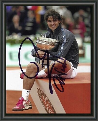 Rafael Nadal Signed -Tennis Champion - A4 Autographed Photo Poster