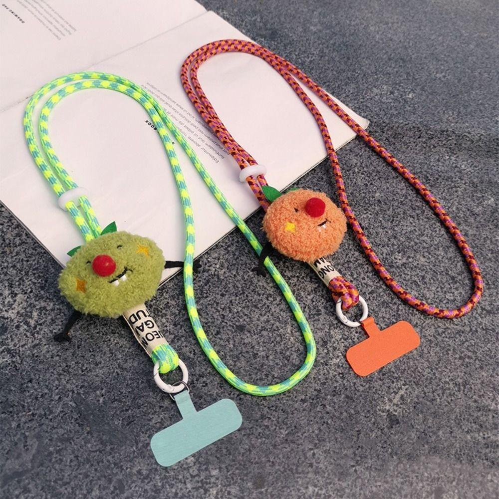 Shoulder Straps Mobile Phone Chains Crossbody Chains Plush Doll Lanyard  Christmas Gifts