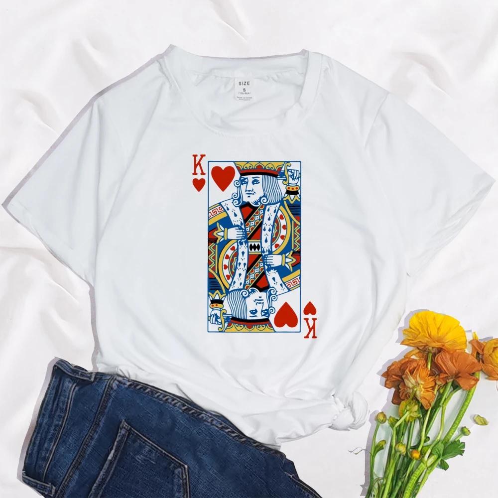 Heart Bridge Deck of Cards Group Costume TShirts Poker Outfit Cards WomenMen Matching Playing Cards for Casino Party Costume