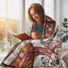 Book Lovers Gifts Blanket, Gifts for Book Lovers Women, Reading Blanket for Book Lovers, Librarian Gifts for Women Ideas Christmas Birthday
