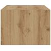 Vidaxl Szafka Pod Tv Z Oświetleniem Led, Dąb Artisan, 75X35,5X25 Cm