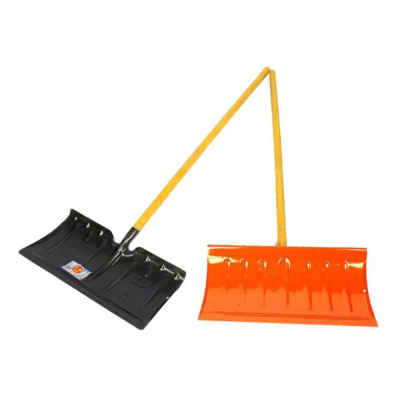 TaChen Heavy-Duty Black Quenched Steel Snow Shovel