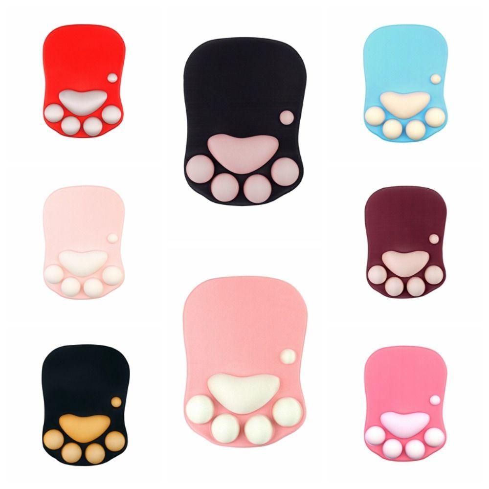 Защита для рук Игровые коврики для мыши Подставка для запястья Подставка для запястья мыши Настольный коврик 3D Коврик для мыши с кошачьей лапкой Офисный стол