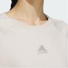 Adidas Cool Sensation Sport Casual Short Sleeve T-Shirt Women Tops Alumina-Brown JJ3583