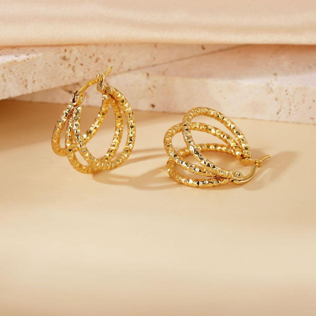 Серьги-косички из титановой стали 2025 года - Легкая роскошь, Новый стиль