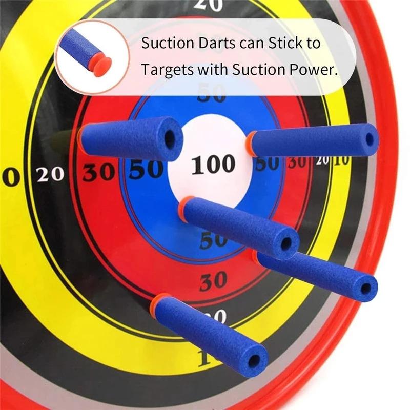 Пенные дротики 7,2 см для пистолетов Nerf, 100 шт. Пули с присоской, Высококачественные безопасные патроны для большинства бластеров, Детский игрушечный пистолет