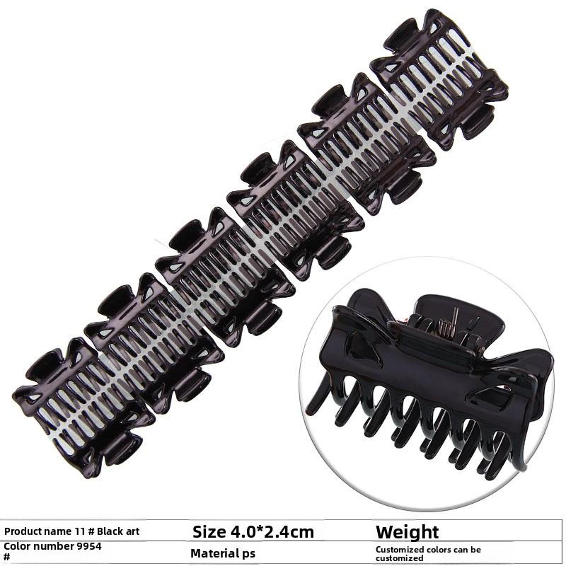 Среднего размера Маленький Зажим 7-зубчатая Заколка для волос Женская Верхняя заколка Зажим-краб для парика
