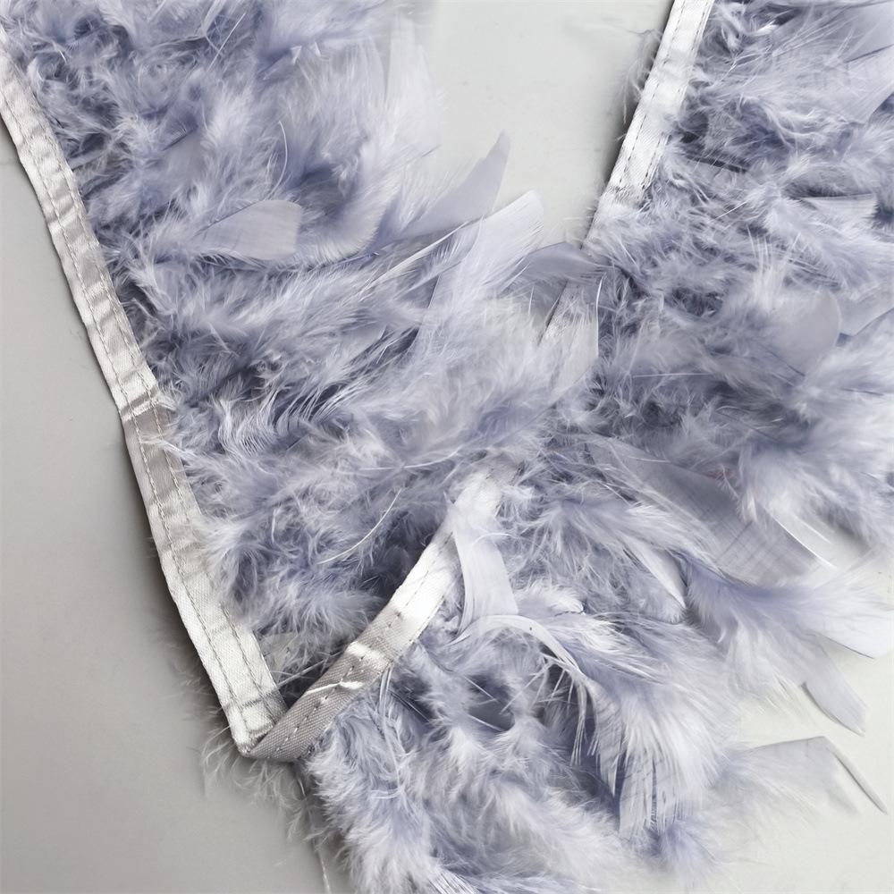 Отделка из перьев индейки для сценических костюмов и декора своими руками