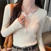 Moda Uzun Qo'lli Dumaloq Bo'yinli Kundalik Qizil Pullover Sviter Ayollar Kuz Qish Bir Rangli Asosiy Rojdestvo Trikotaj Sviter Toplari Elegant Trikotaj Jumperlar 25670