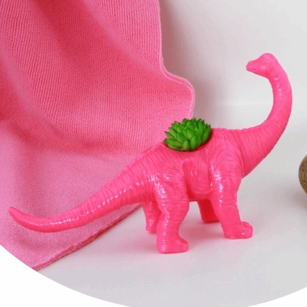 22 x 6 x 12.5cm Dinosaur Flower Pot Yellow Garden Decoration Pot For Garden Decoration