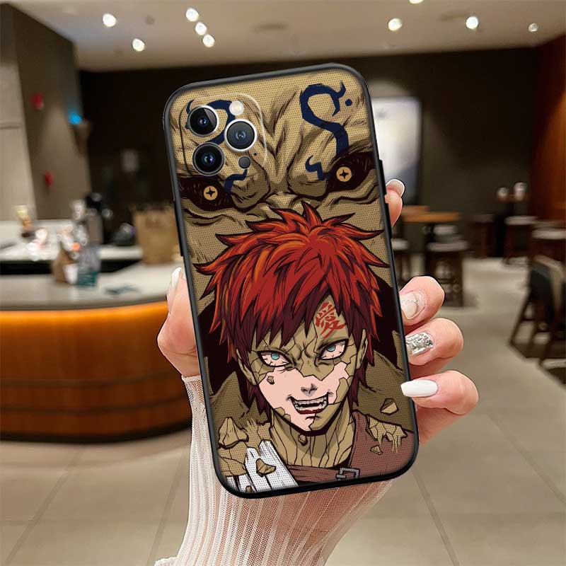 Gaara Naruto New High-End Shell Phone Case for iPhone 16 15 14 13 12 Pro Max Plus Mini