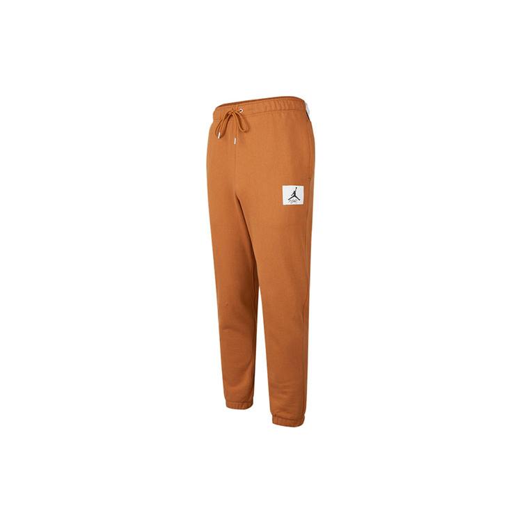 Jordan Essentials Statement Knitted Sweatpants Men's Brown Thickened Cuffed Pants DA9813-241