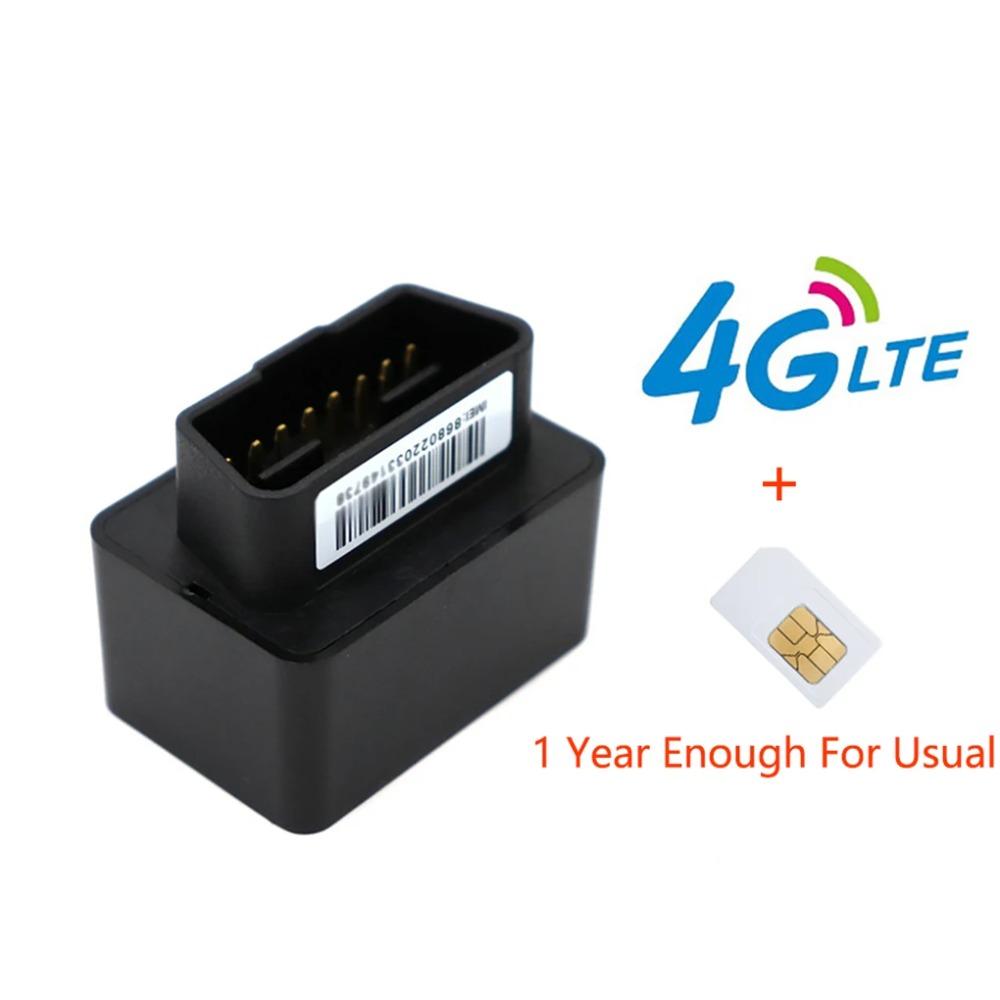 CY08-4G Plug Play OBDII GPS-трекер для автомобиля OBDII Устройство слежения за транспортным средством OBD2 для легковых автомобилей, грузовиков, автопарков с картой AU/US Card
