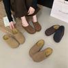 Retro Mori Thick-soled Bag Head Half Slippers Women's Outer Wear 2025 New Lazy One-pedal Shoes Muller Single Shoes