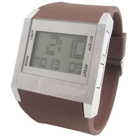 Bouncer watch BOUNCER block square digital watch 2934-BR