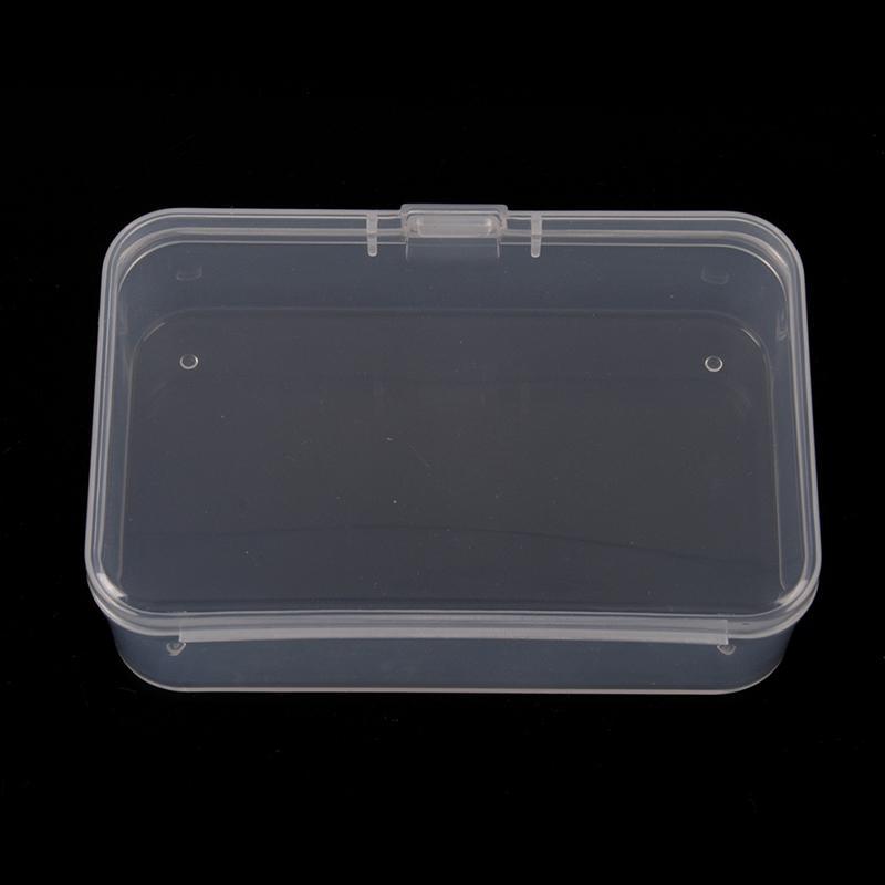 1 шт. прозрачный пластиковый прозрачный с крышкой ящик для хранения коллекция контейнер чехол